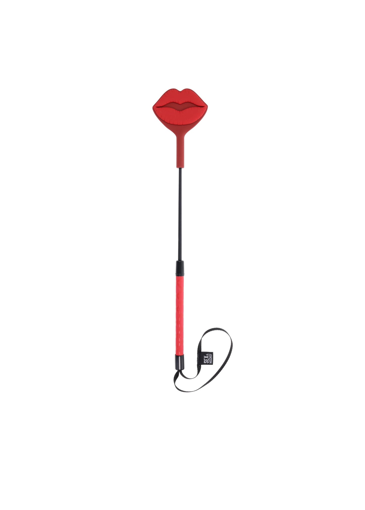 Ex's & Oh's Kiss Lip Crop - Red Silicone with Lip Tip