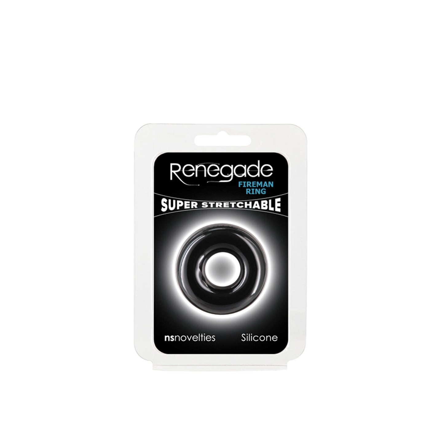Renegade Fireman Silicone Cock Ring - Black