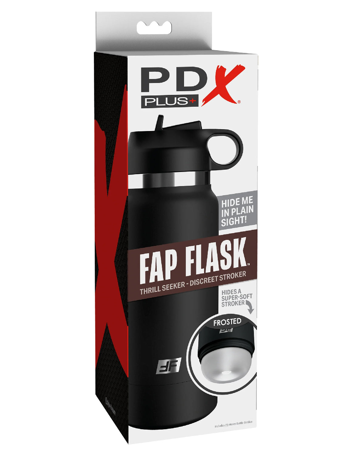 Fap Flask Water Bottle Discreet Suction Control Masturbator
