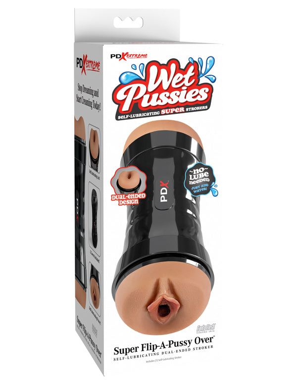 Flip-A-Pussy Dual Entry Realistic Masturbator Auto-Lubricated