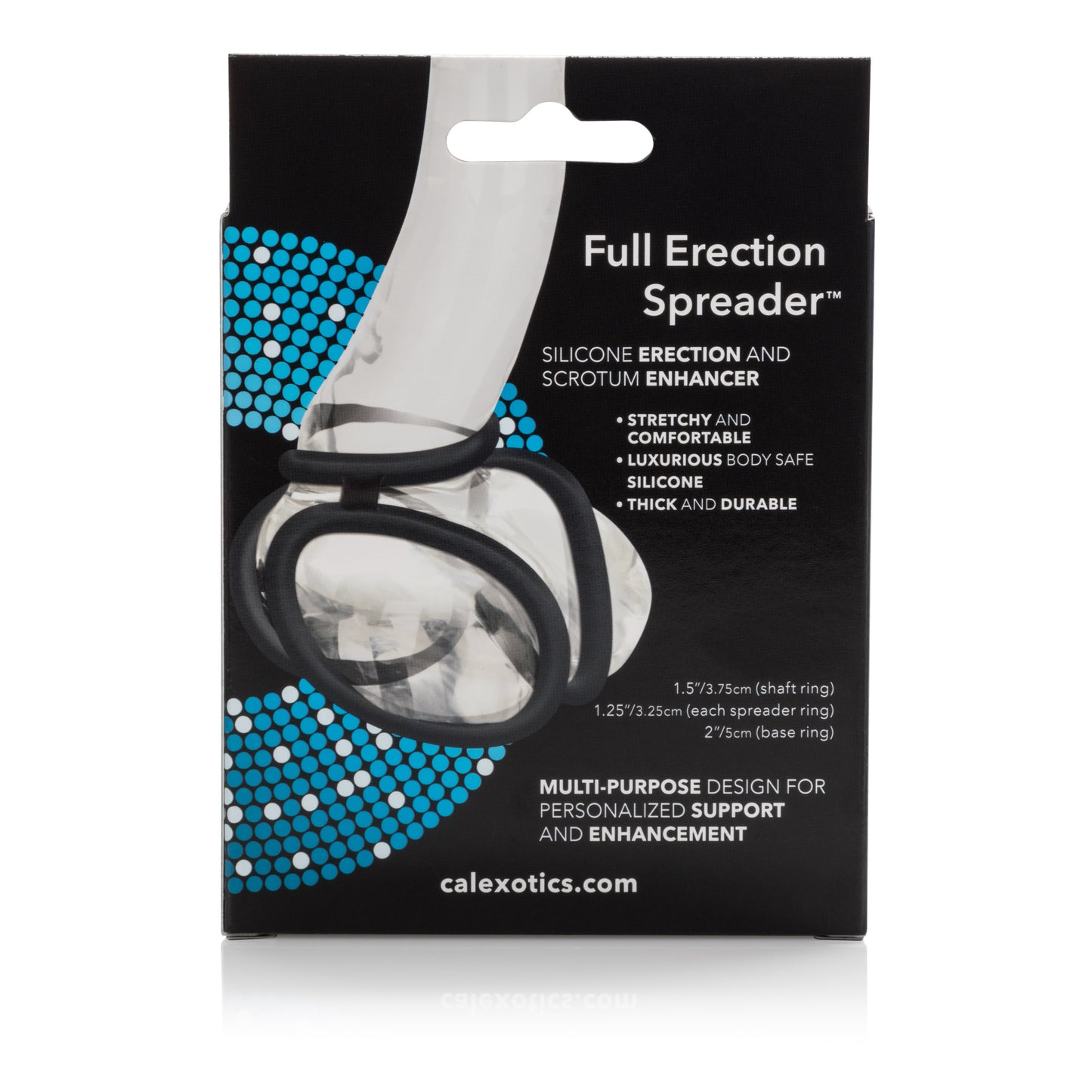 Full Erection Spreader Silicone Cock & Ball Ring System - 4 Rings