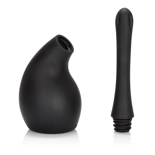 Ultimate Anal Cleansing System – 9.5 oz Reusable Silicone Enema Kit Black