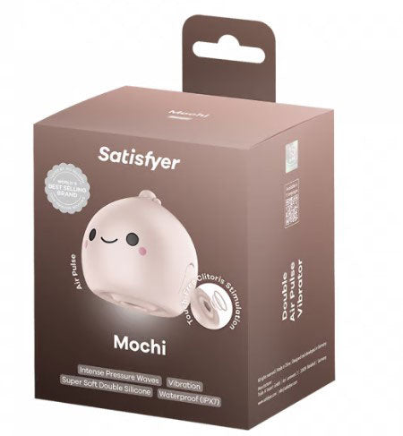 Mochi Beige Air Pulse Clitoral Stimulator - Suction & Vibration Toy