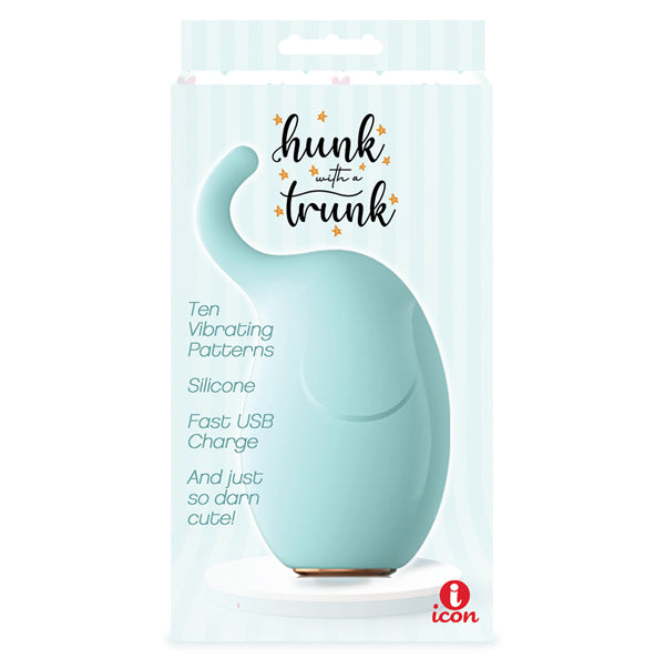 Buzzy Buddies Hunk With Trunk – Cute Green Silicone Clitoral Vibrator