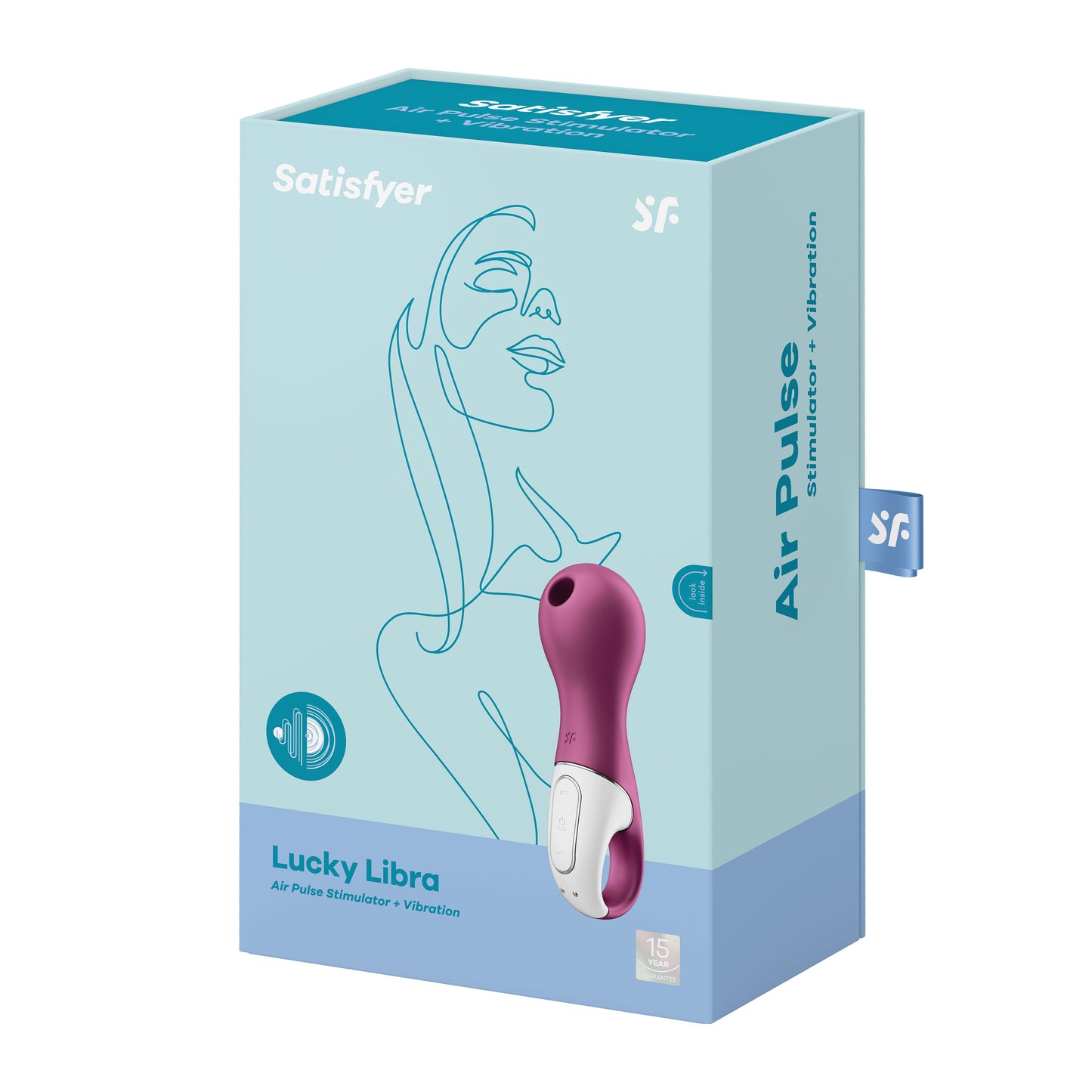 Satisfyer Lucky Libra Air Pulse Clitoral Vibrator – Rechargeable Ring