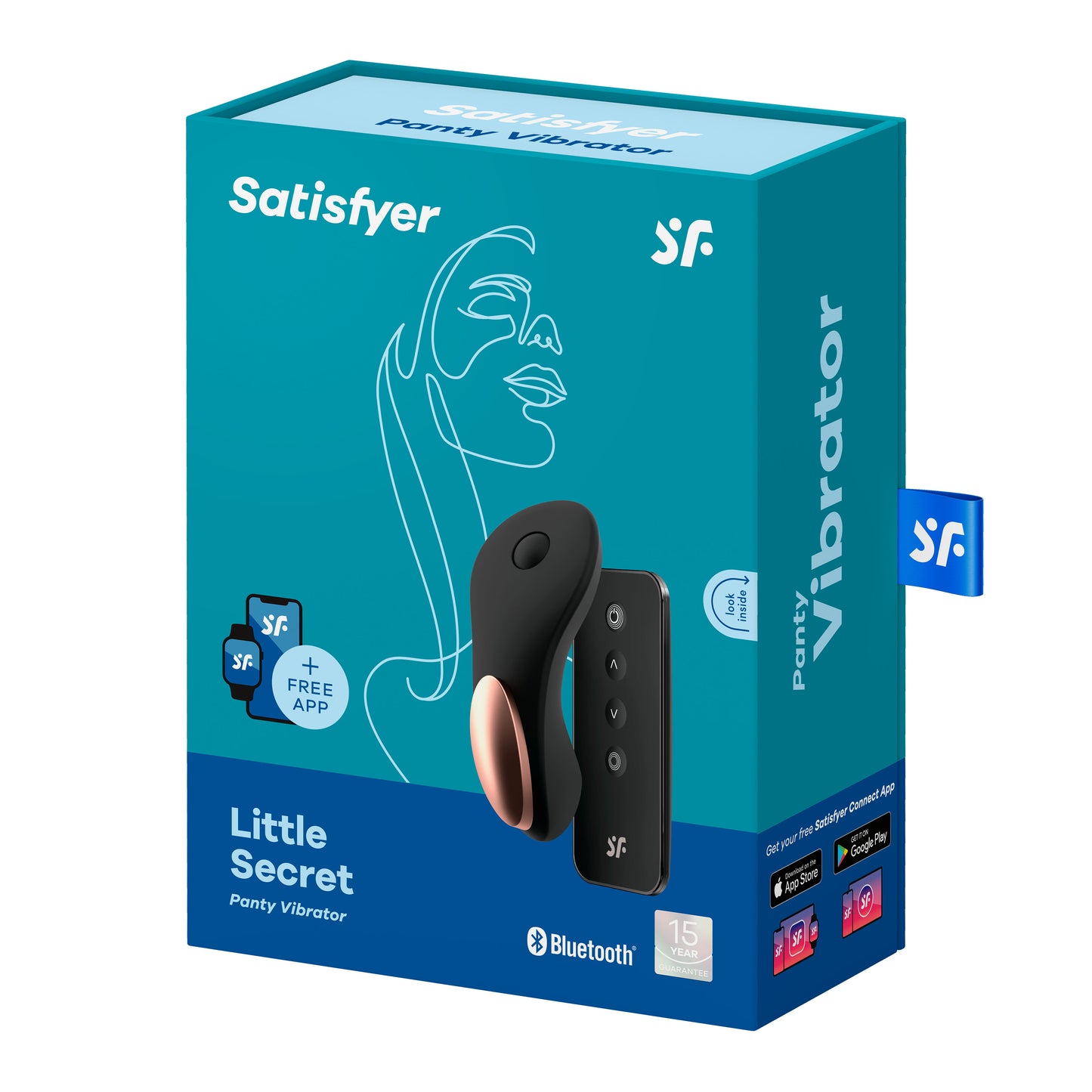 Little Secret Black Panty Vibrator - App Controlled Clitoral Stimulator