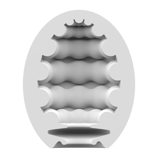 Satisfyer Masturbator Egg Riffle - Light Green