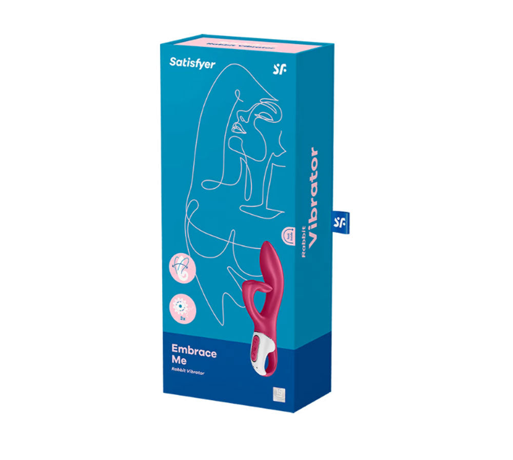 Satisfyer Embrace Me Rabbit Vibrator Berry Rechargeable