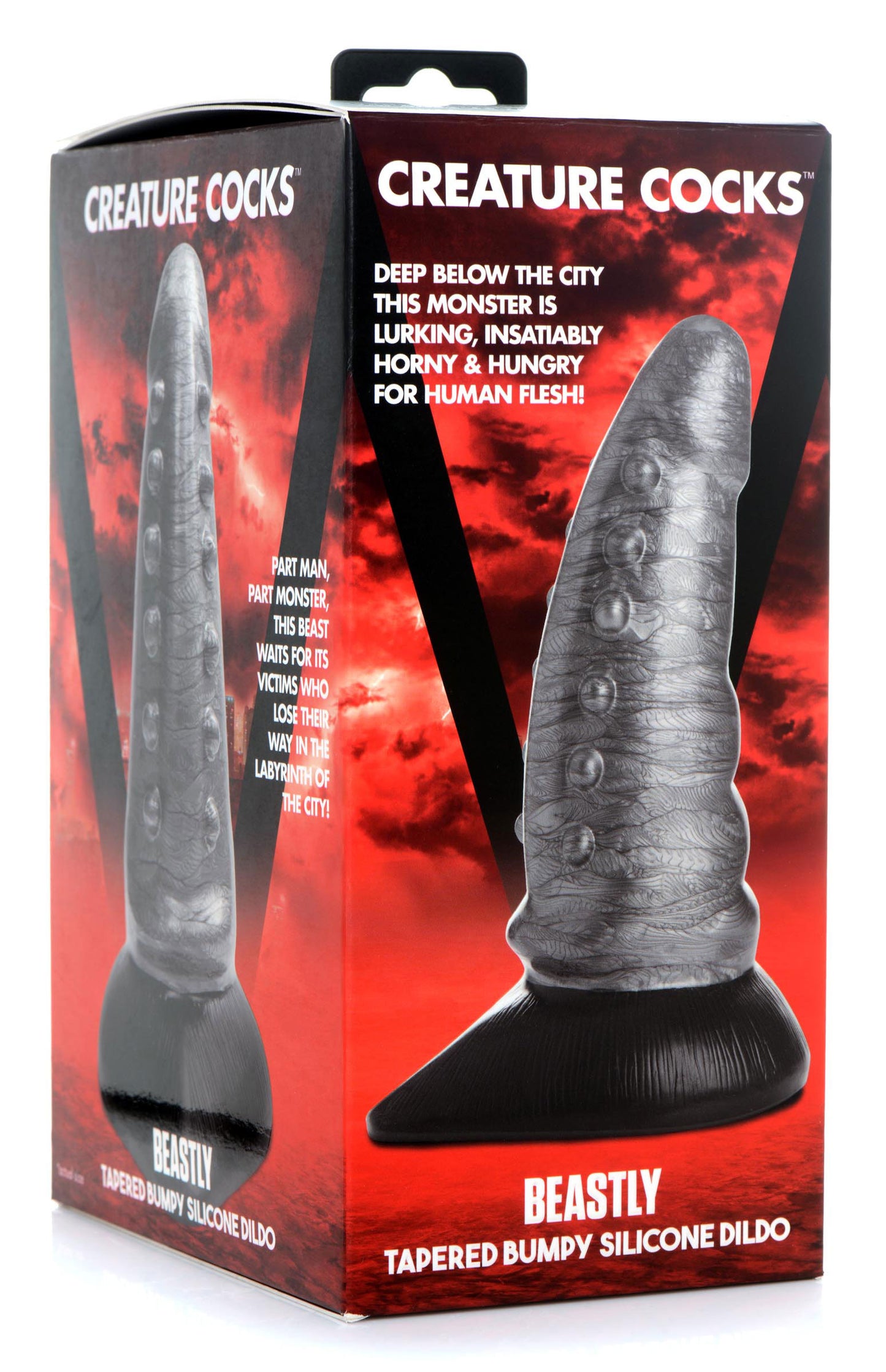 Realistic Tentacle Dildo 8.25" Silicone Fantasy Monster Cock Suction Cup