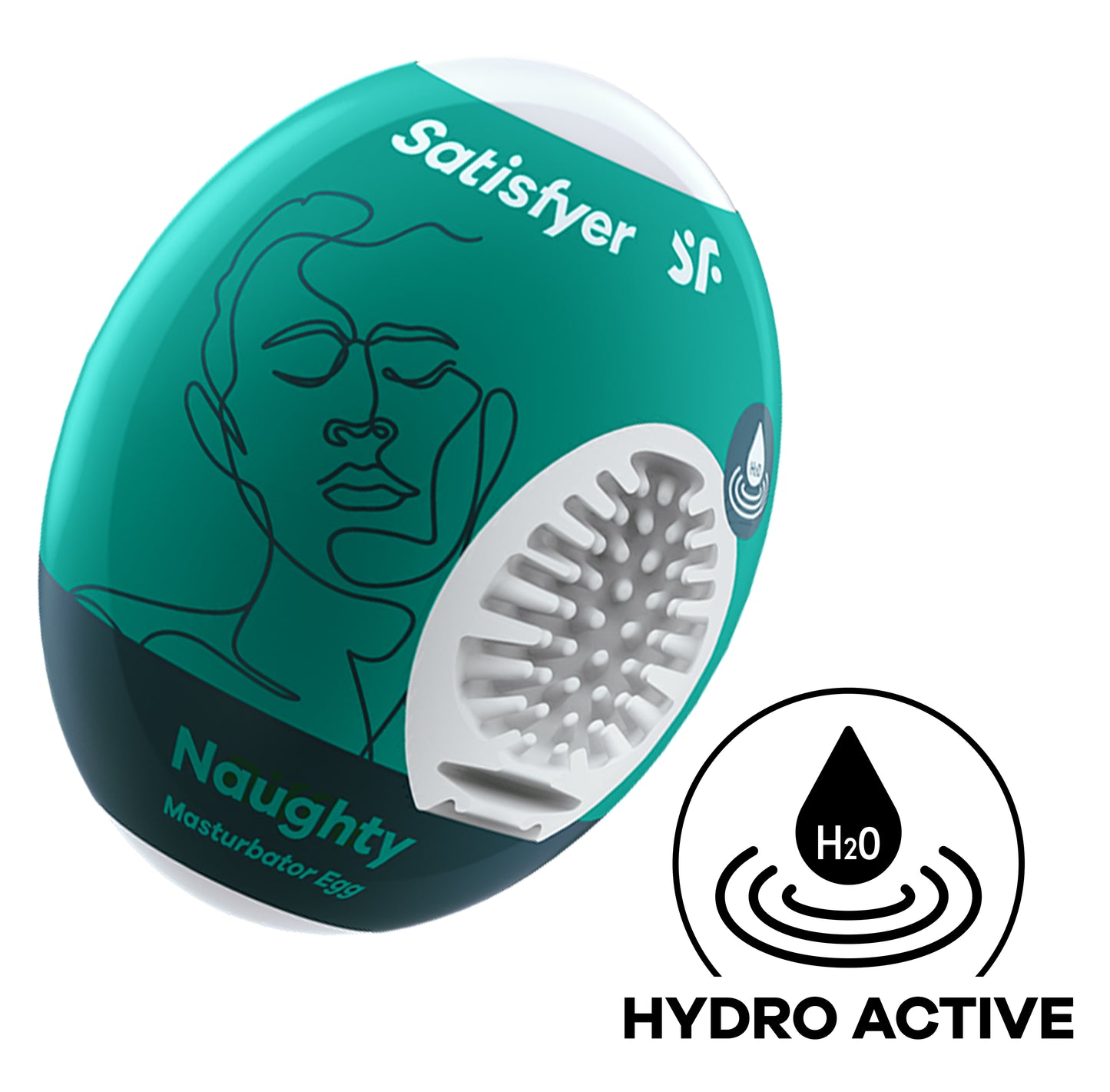 Satisfyer Masturbator Egg Naughty - Dark Green