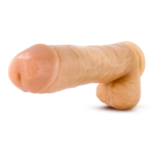 10 Inch Realistic Suction Cup Dildo - Hung Rider Hammer