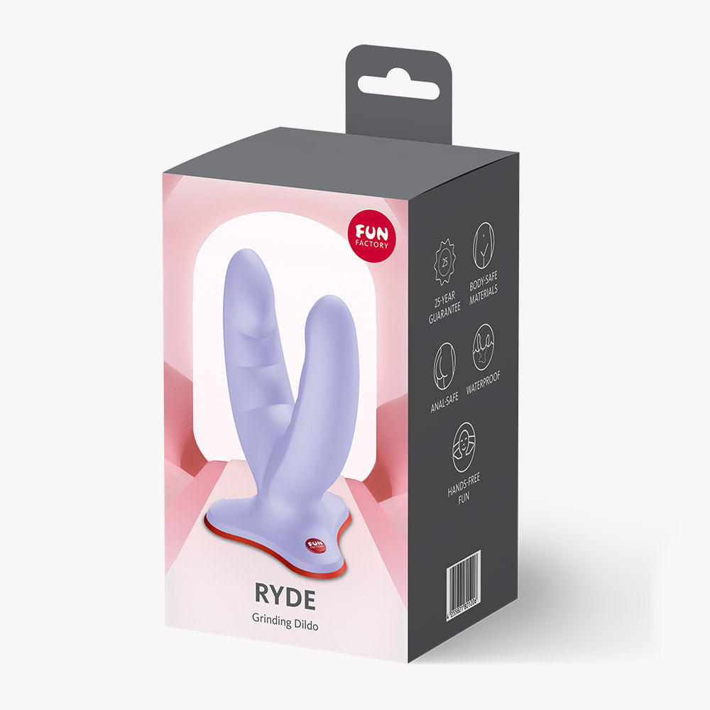 Ryde Grinding Dildo 7 Inch - Purple