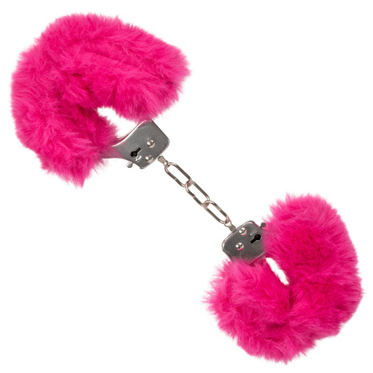 Ultra Fluffy Adjustable Furry Handcuffs - Pink