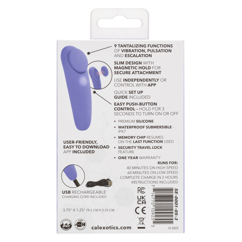 CalExotics Connect Panty Teaser App-Controlled Vibrator - Blue