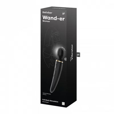 Wand-Er Woman Black/Gold - Rechargeable Wand Massager