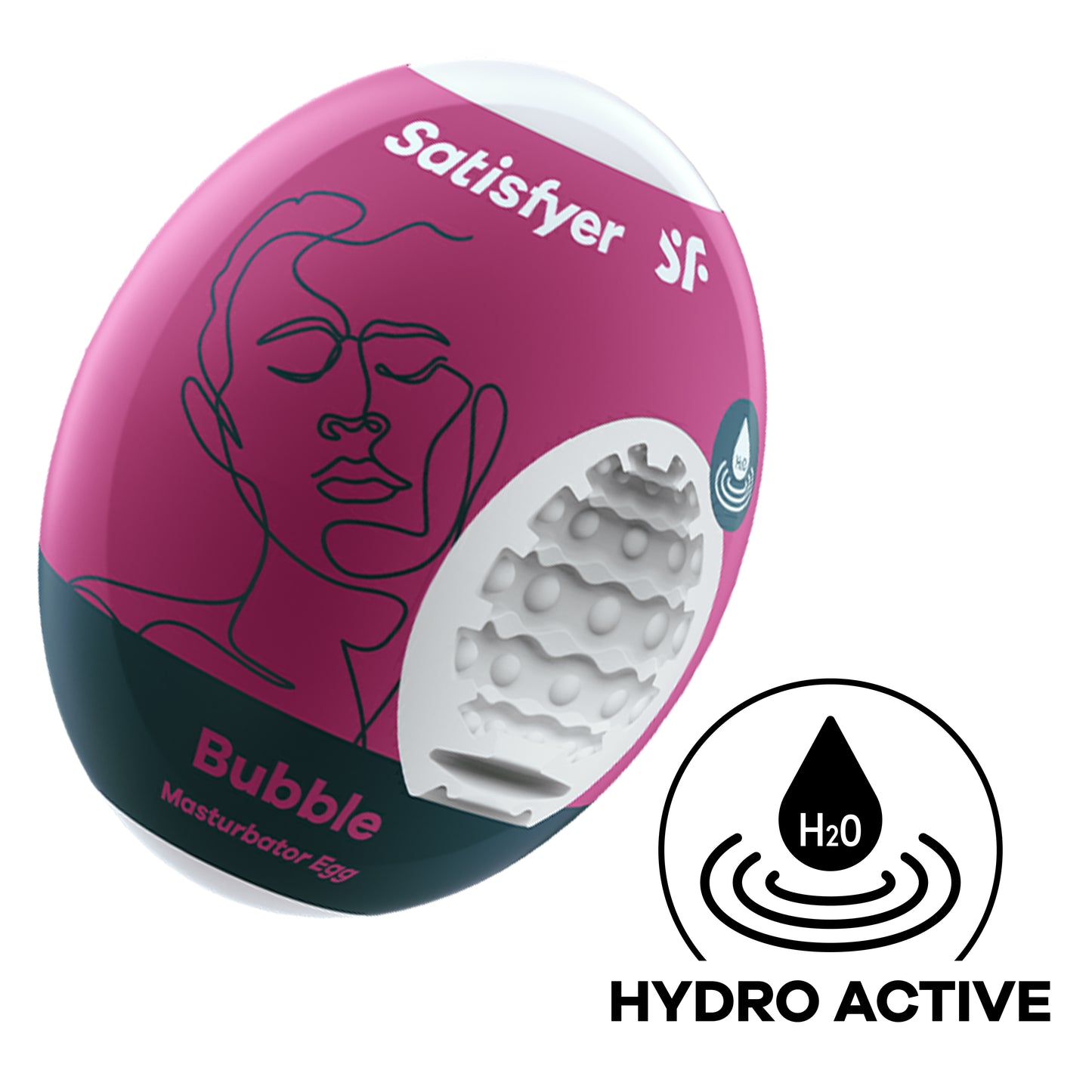 Satisfyer Masturbator Egg Bubble - Violet