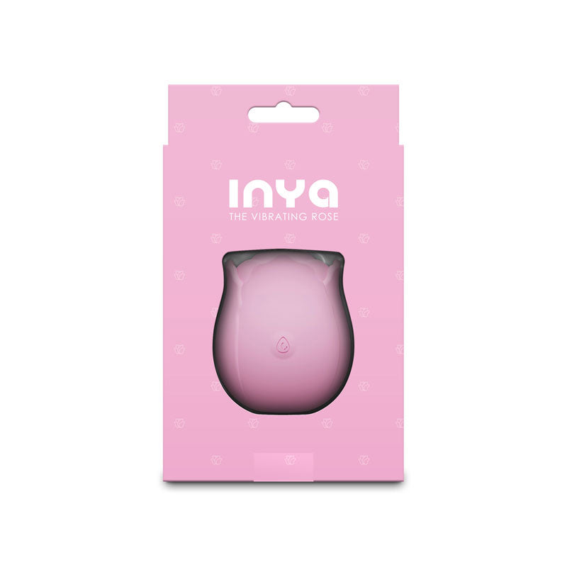 Inya Rose Clitoral Stimulator Rechargeable - Pink Rose Vibrator