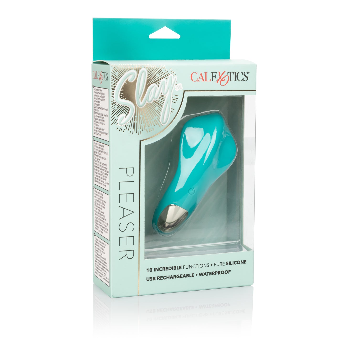 Slay Pleaser Compact Clitoral Vibrator - Rechargeable Tea