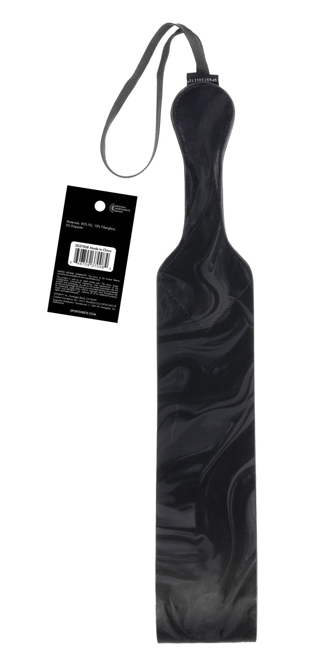 Velvet Noir Vegan Paddle - Black BDSM Spanking Toy
