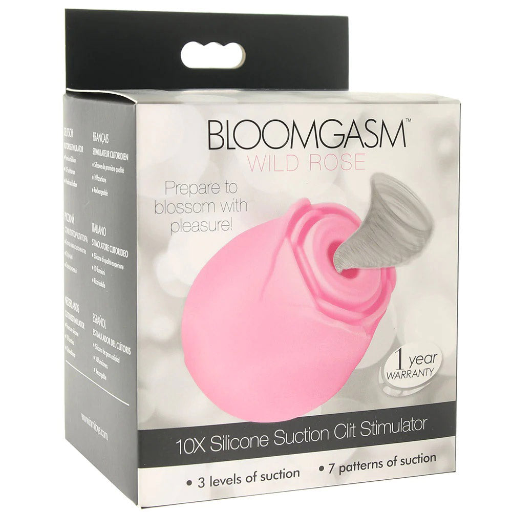 Inmi Bloomgasm Wild Rose Clitoral Stimulator – Rechargeable Suction Toy