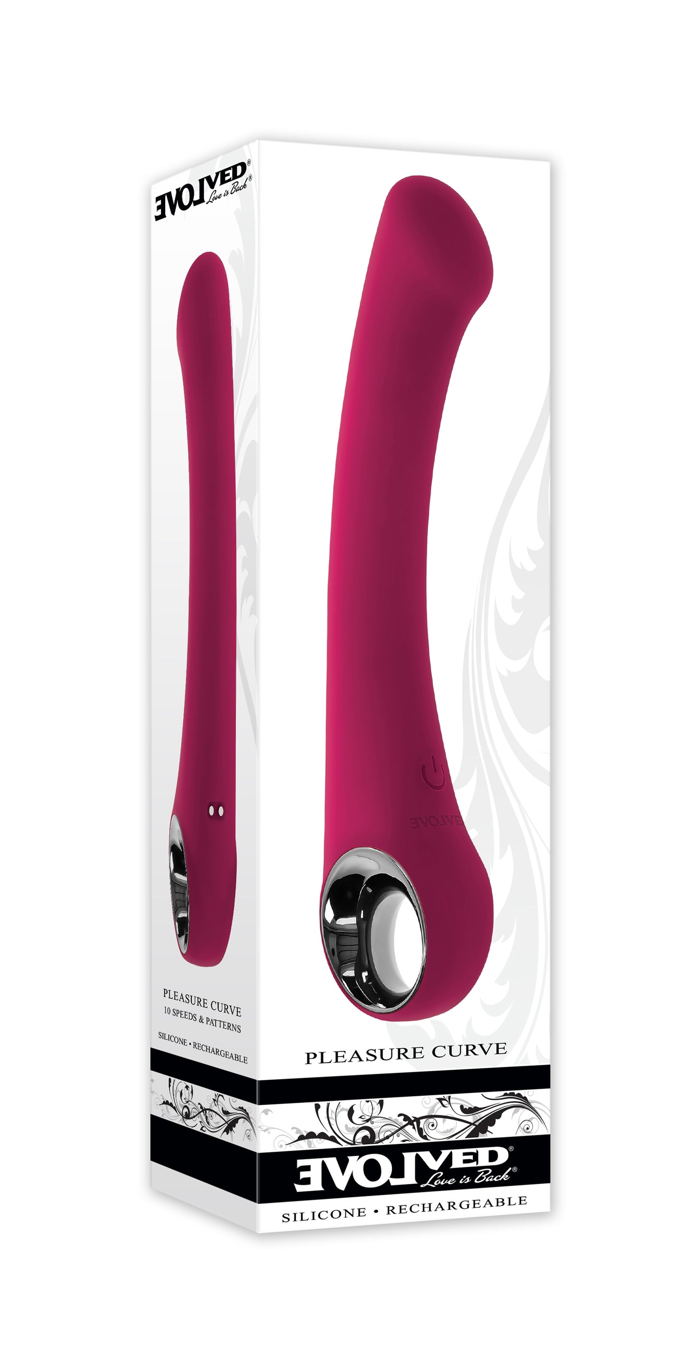 Pleasure G-Spot Vibrator Flat Head Rechargeable Silicone