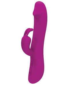 Natural Motion Pink Thrusting Rabbit Vibrator - 7 Functions Dual Stimulation