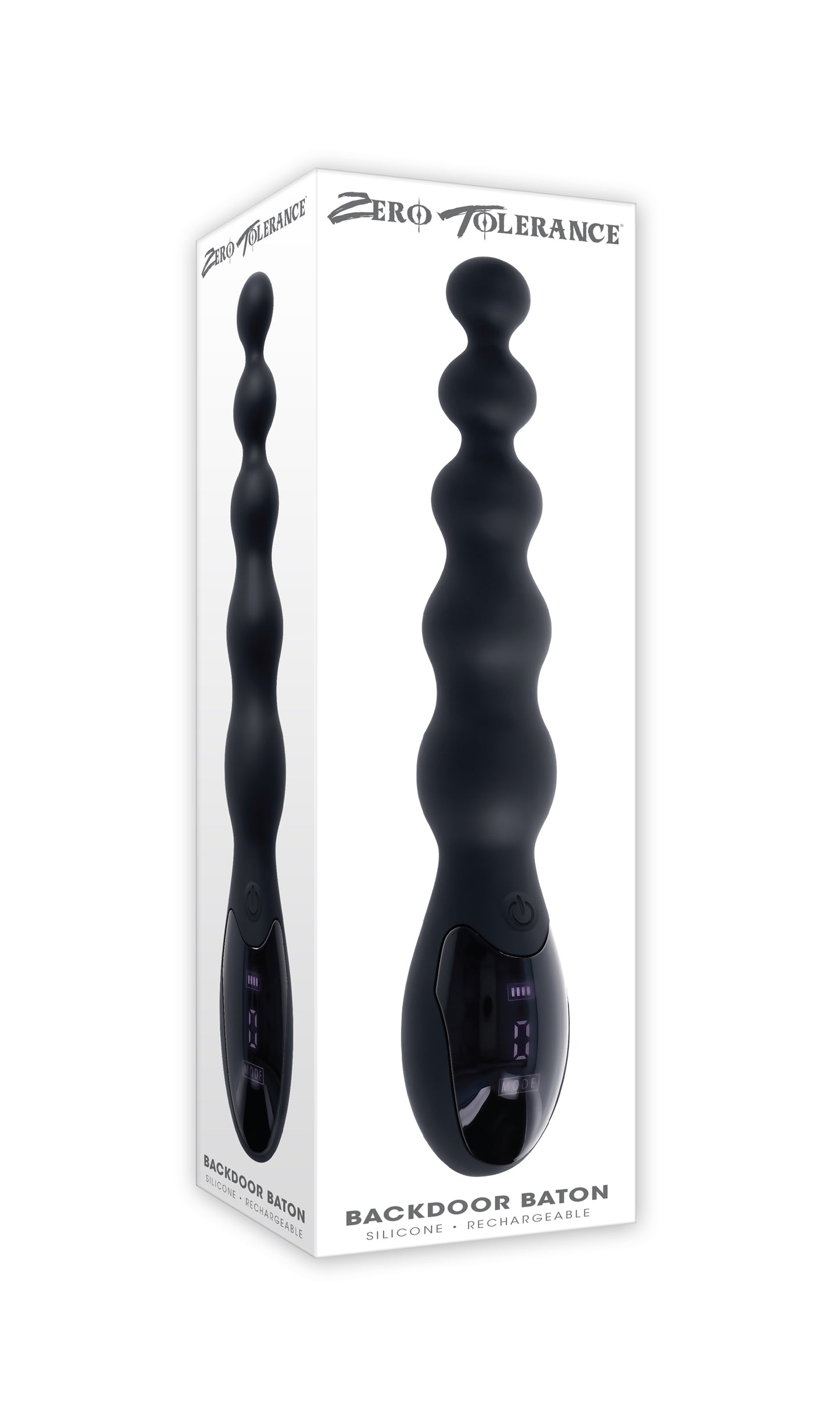 Backdoor Baton Vibrating Anal Beads – Rechargeable 9 Modes
