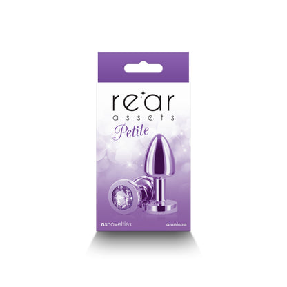 Petite Purple Jeweled Butt Plug – Rear Assets Petite