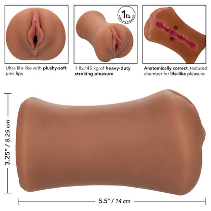 Heavy-Duty Stroke It Tight Pussy Masturbator - Realistic Suction Stroker