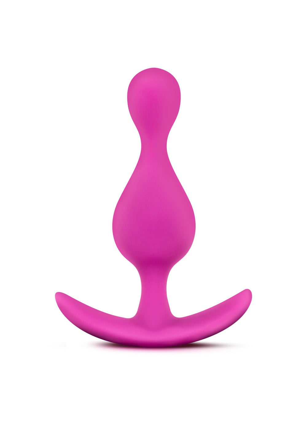 Luxe Explore – Plug Anal de Silicona Fucsia con Base Segura