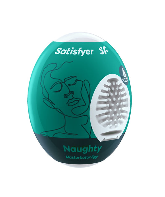 Satisfyer Huevo Masturbador Naughty – Verde Oscuro – Estimulación Traviesa y Discreta