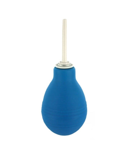 CleanStream 8 oz Anal Douche Bulb – Reusable Blue Enema