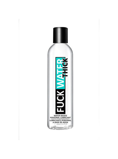 Fuck Water Thick - Extra Thick Water-Based Lubricant 8oz Clear & Cushioned