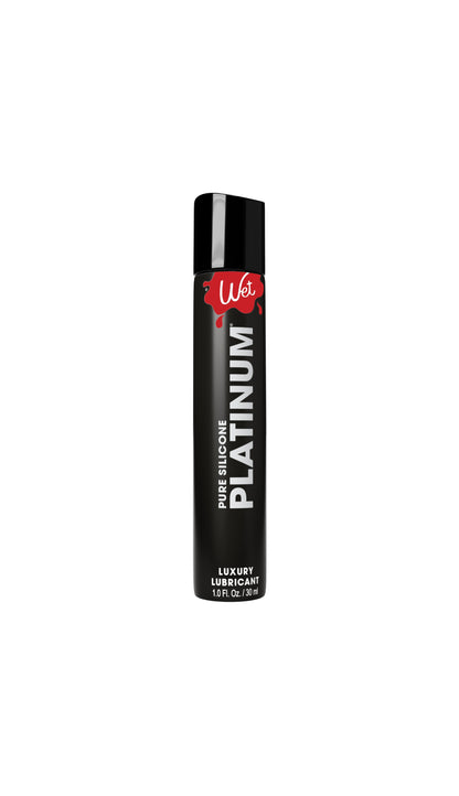 Wet Platinum Premium Silicone Lube 1oz - Travel-Size Medical-Grade Waterproof