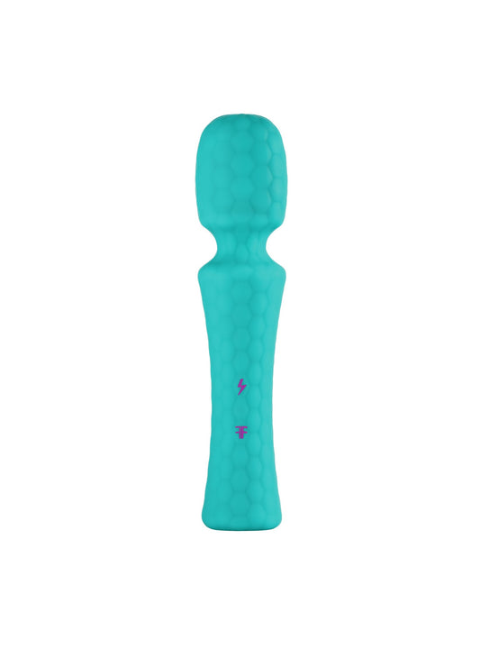 Ultra Wand - Vibrador Flexible con 10 Modos y Carga Magnética - Turquesa