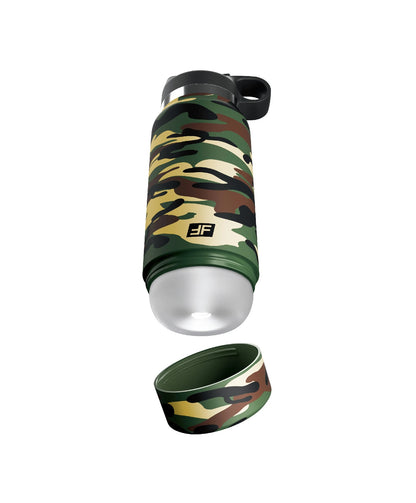 Fap Flask Happy Camper Discreet Camo Bottle Masturbator