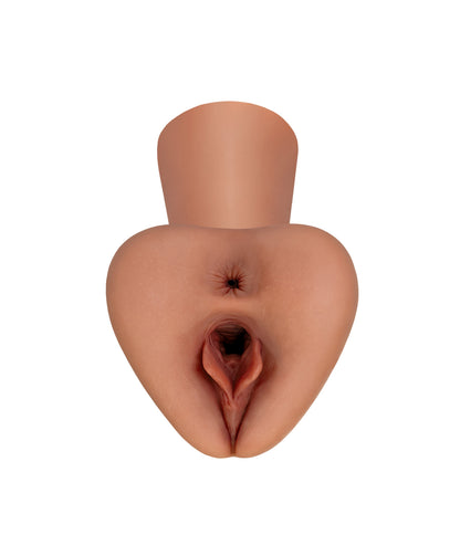 PDX Plus Pick Your Pleasure XL Double Male Masturbator - Realistic Dual Orifice XL Stroker