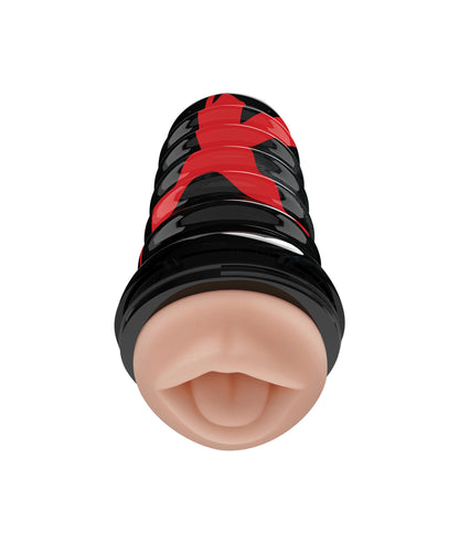 PDX Elite Air-Tight Oral Stroker - Adjustable Suction Realistic Mouth Masturbator