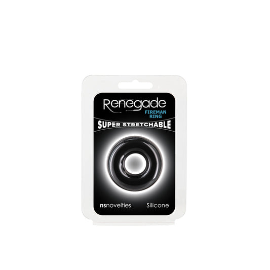 Renegade Fireman Rings anillos silicona - Pequeño Negro
