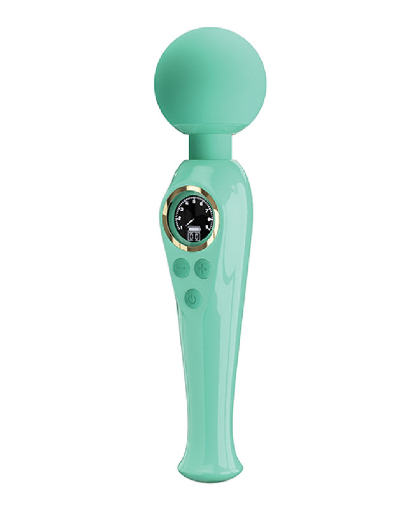 Stavros The Great Wand Vibrator 90 Combinations LED Display Rechargeable Turquoise