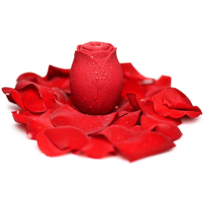 Mystic Rose Clitoral Suction & Vibration Stimulator - Red 10-Mode Rose Toy