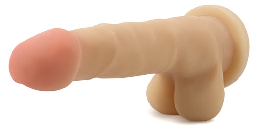Au Natural Sam 7 Inch Realistic Dual Density Dildo – Beige