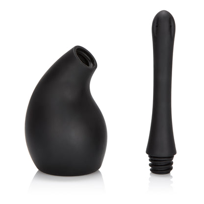 Ultimate Anal Cleansing System – 9.5 oz Reusable Silicone Enema Kit Black
