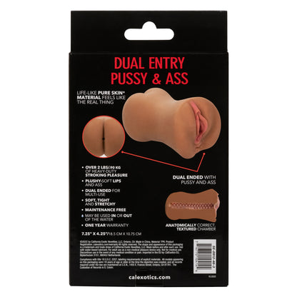 Stroke It Dual Entry Heavyweight Male Masturbator - Double Orifice Ultra-Tight Pussy & Ass