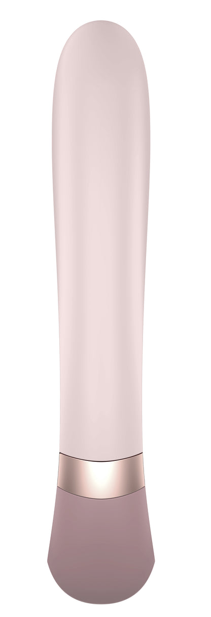 Heat Wave Mauve App Controlled Warming Rabbit Vibrator - G-Spot & Clitoral Heating Vibrator