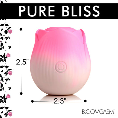 Pulsing Petals Clitoral Pulse Stimulator - Rechargeable Rose Vibrator