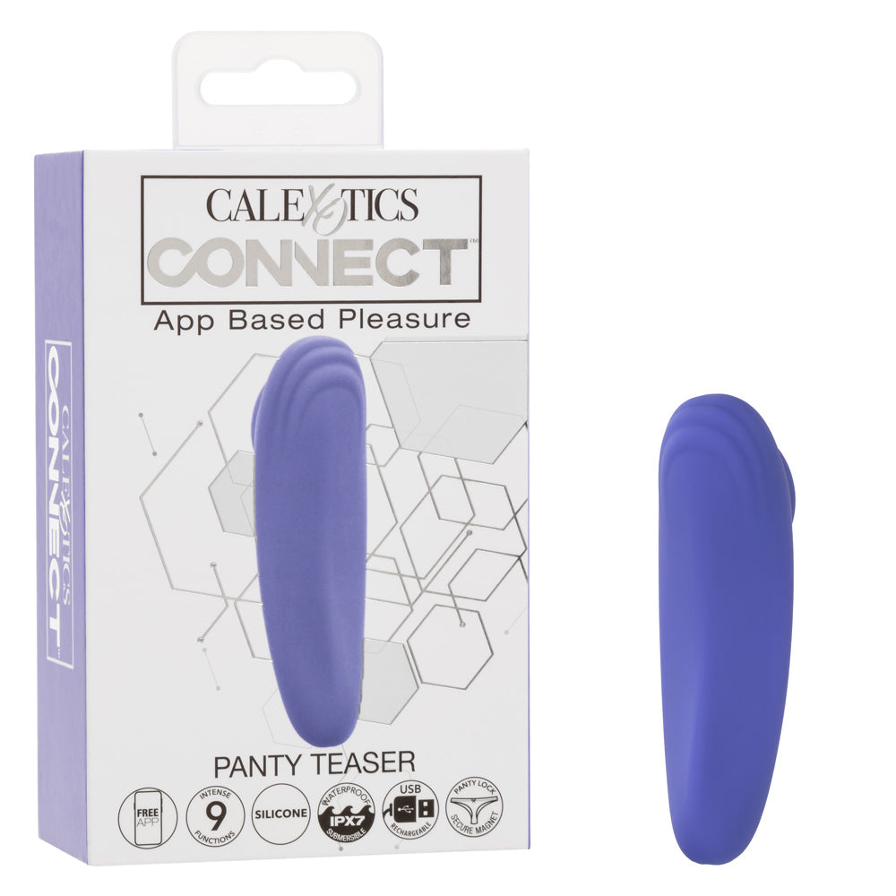 CalExotics Connect Panty Teaser App-Controlled Vibrator - Blue