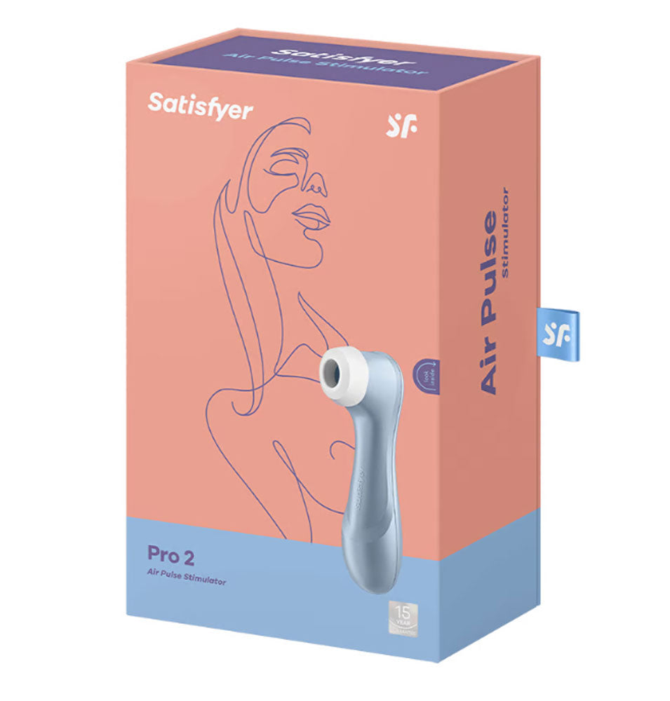 Satisfyer Pro 2 Air Pulse Clitoral Stimulator – Blue