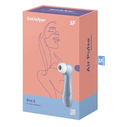 Satisfyer Pro 2 Air Pulse Clitoral Stimulator – Blue