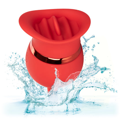 French Kiss Casanova Tongue Vibrator Clitoral Stimulator - Red